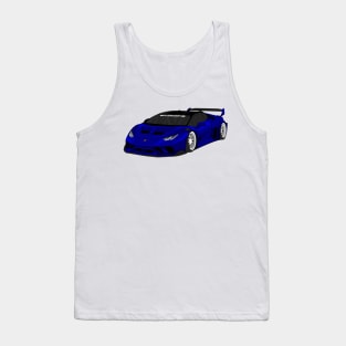 lamborghini huracan NAVY Tank Top